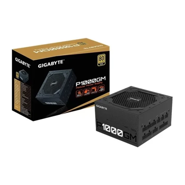 OUTLET FUENTE GIGABYTE 1000W 80 PLUS GOLD FULL MODULAR (USADA)