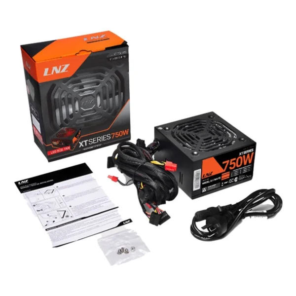 FUENTE LNZ 750W XT750-PS Red Fan