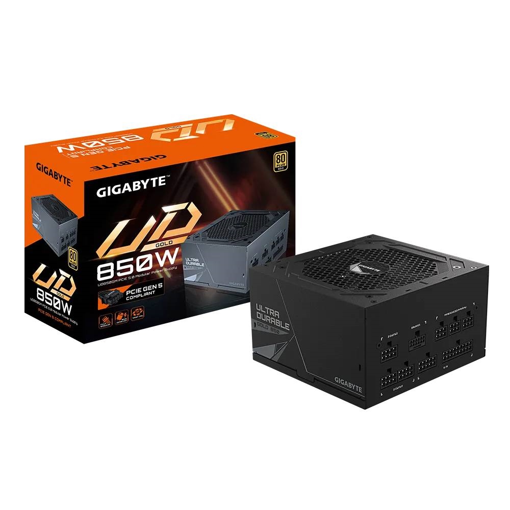FUENTE GIGABYTE 850W UD PG5 80 PLUS GOLD MODULAR GP UD850GM PG5