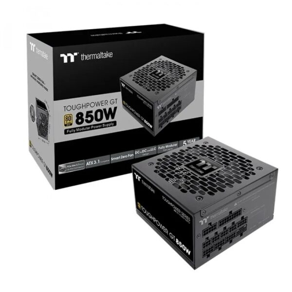 FUENTE GAMER THERMALTAKE TOUGHPOWER GT 850W 80 PLUS GOLD ATX 3.1