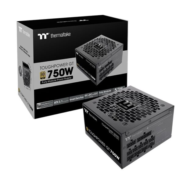 FUENTE GAMER THERMALTAKE TOUGHPOWER GT 750W 80 PLUS GOLD ATX 3.1