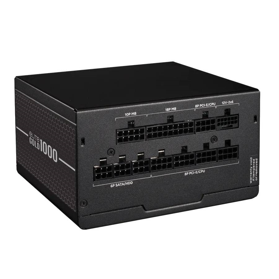 FUENTE COOLER MASTER ELITE GOLD 1000W FULL MODULAR ATX 3.1 PCIE 5.1