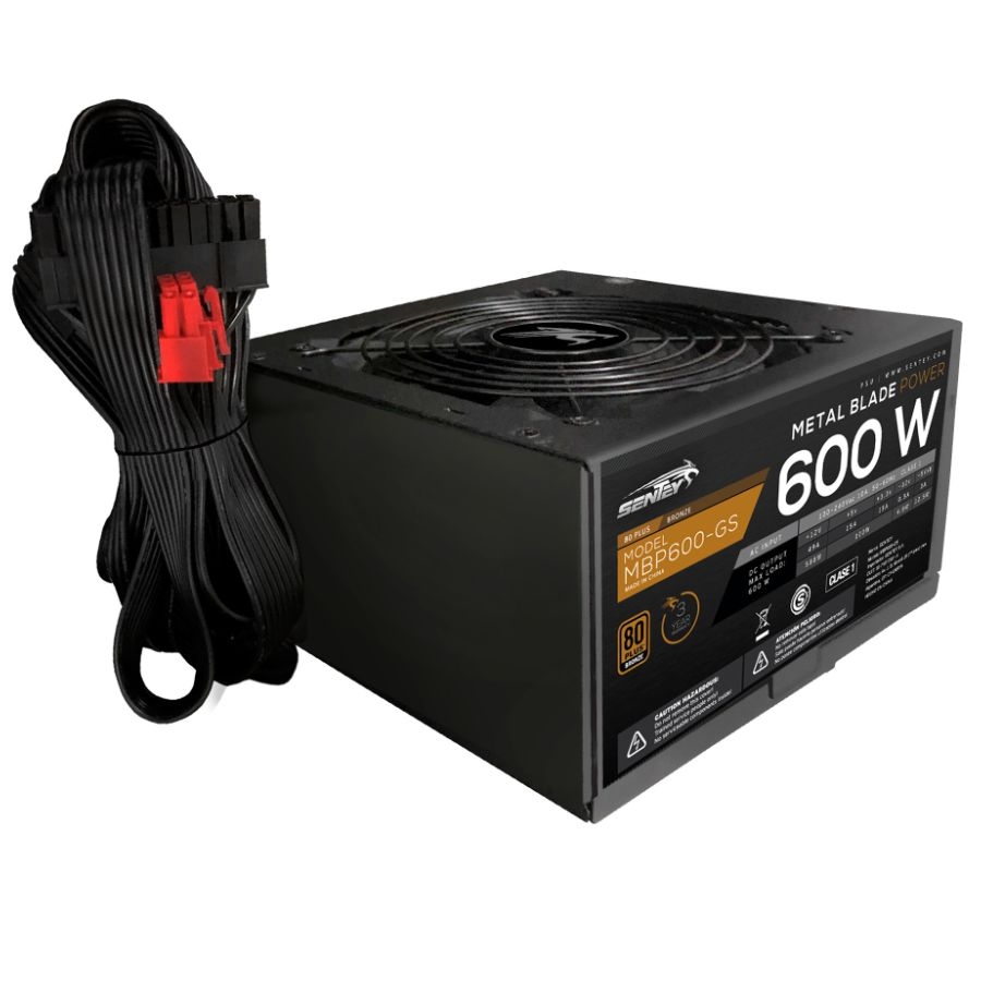 FUENTE SENTEY MBP600-GS 600W 80 PLUS BRONZE