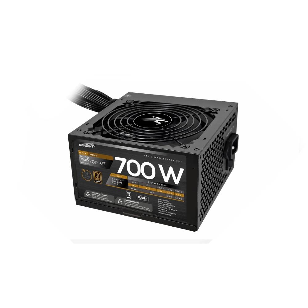 FUENTE SENTEY 700W 80 PLUS BRONZE (EPP700-GT)