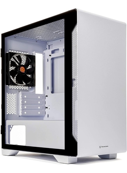 GABINETE THERMALTAKE S100 MID TOWER TG FAN X1 WHITE
