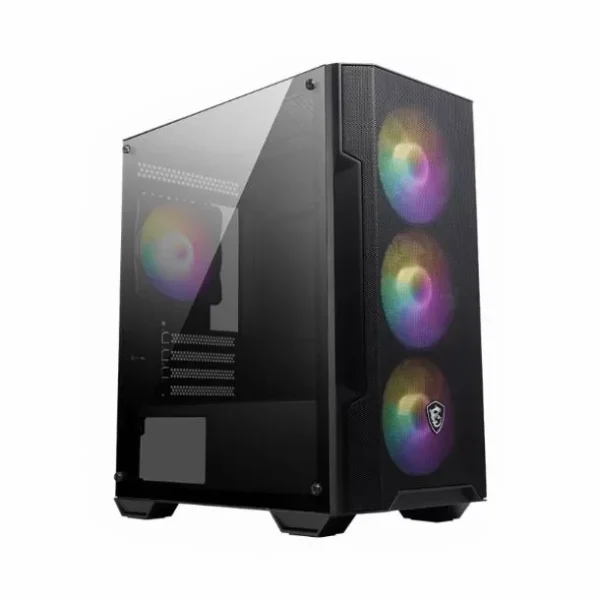 GABINETE GAMER MSI MAG FORGE M100A MATX 4 FAN AUTO RGB