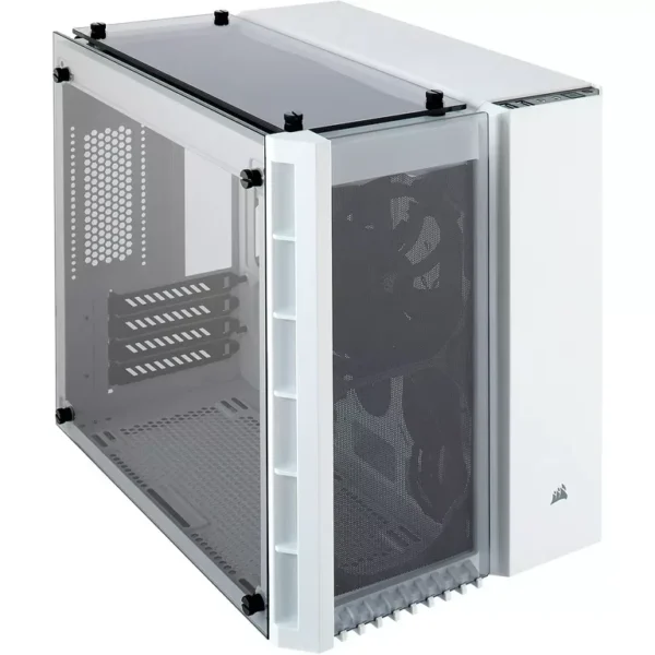 GABINETE CORSAIR CRYSTAL 280X M-ATX TEMPERED GLASS WHITE