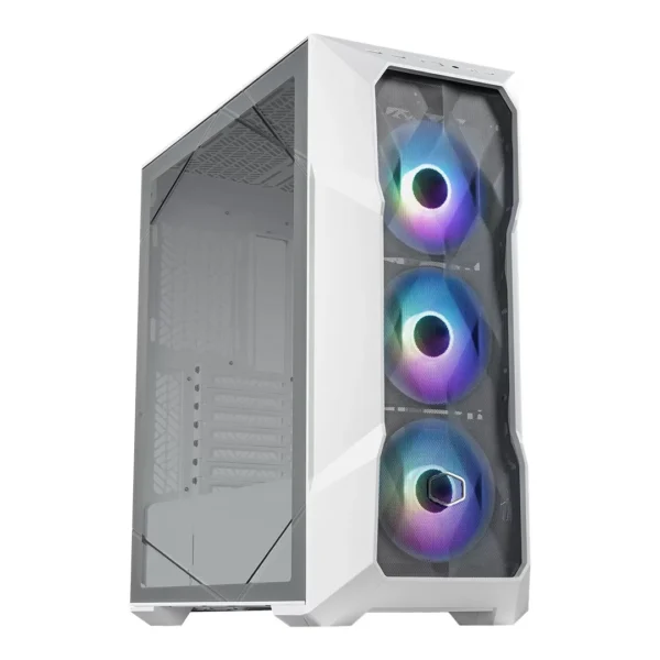 GABINETE GAMER COOLER MASTER TD500 V2 MESH WHITE ARGB