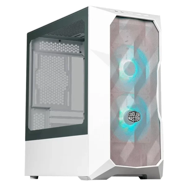 GABINETE GAMER COOLER MASTER TD300 MESH WHITE