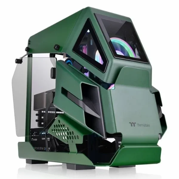 Gabinete AH T200 R Green C/ Panel Vidrio Templado