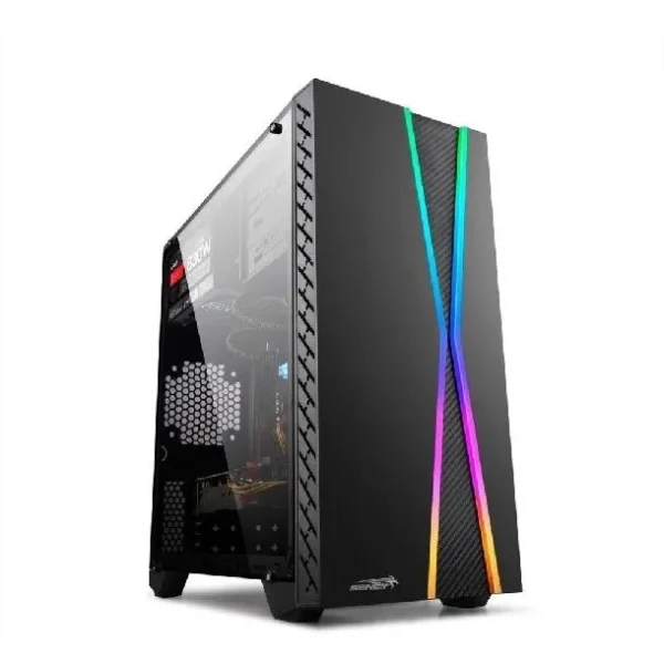 GABINETE GAMER SENTEY X10 RGB MATX ACRILICO