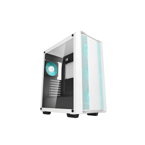 GABINETE GAMER DEEPCOOL CC560 WH V2 WHITE 4 COOLERS LED