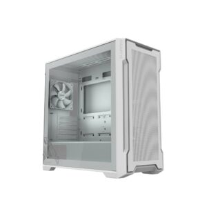 Gabinete Gigabyte C102 Glass Ice TG Mid-Tower Fan x2 White (4842)