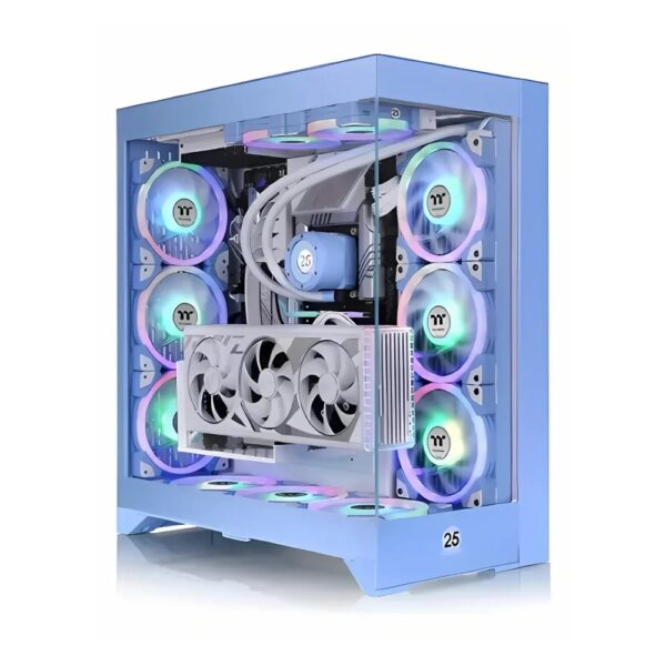 Gabinete TT CTE E660 MX Mid-Tower TG x2 Hydrangea Blue - Imagen 2