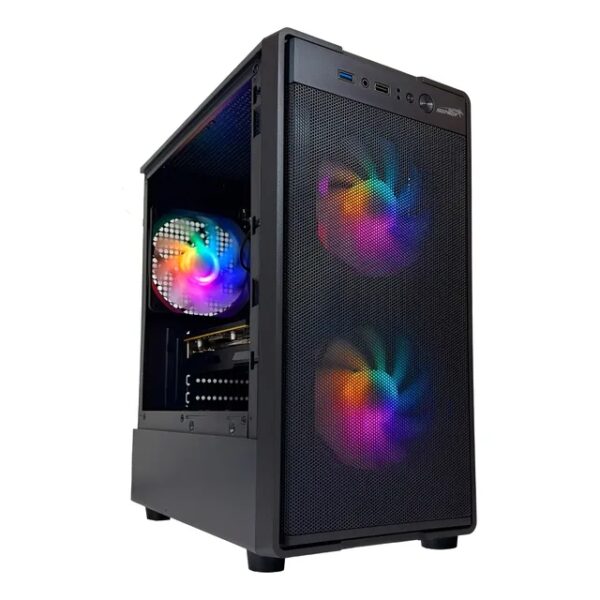 GABINETE GAMER SENTEY T5 BLACK MATX 3 COOLERS ARGB