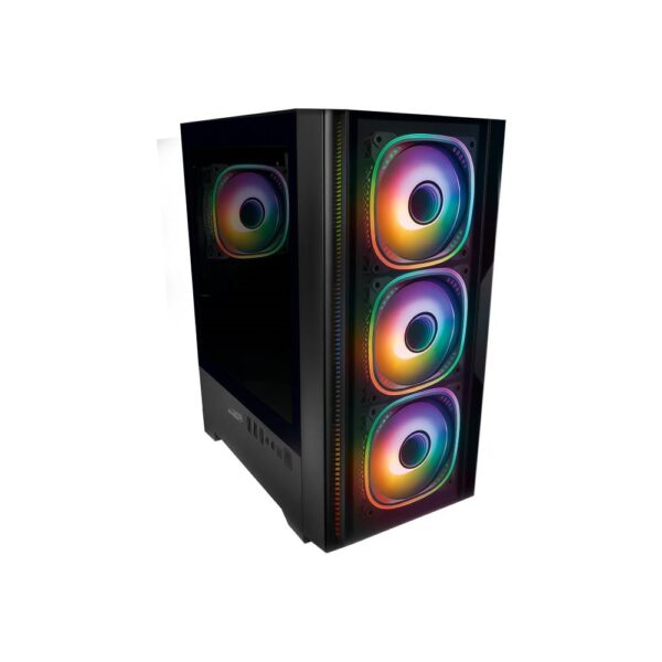 GABINETE GAMER SENTEY T15 BLACK 4 COOLERS ARGB