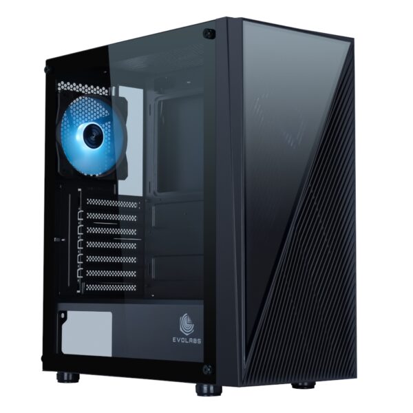 GABINETE GAMER EVOLABS DUALITY EVO-205A ATX 4 COOLERS ARGB