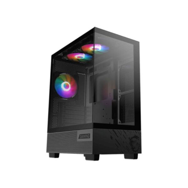 Gabinete MSI PAG PANO M110A Black MATX 3 Fan FRGB