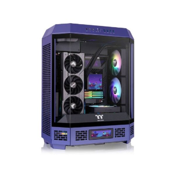 Gabinete TT The Tower 600 Mid-Tower TG x3 Fan x2 Future Dusk