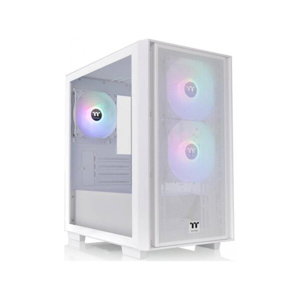 GABINETE GAMER THERMALTAKE VERSA H16 TG ARGB SNOW WHITE TEMP GLASS