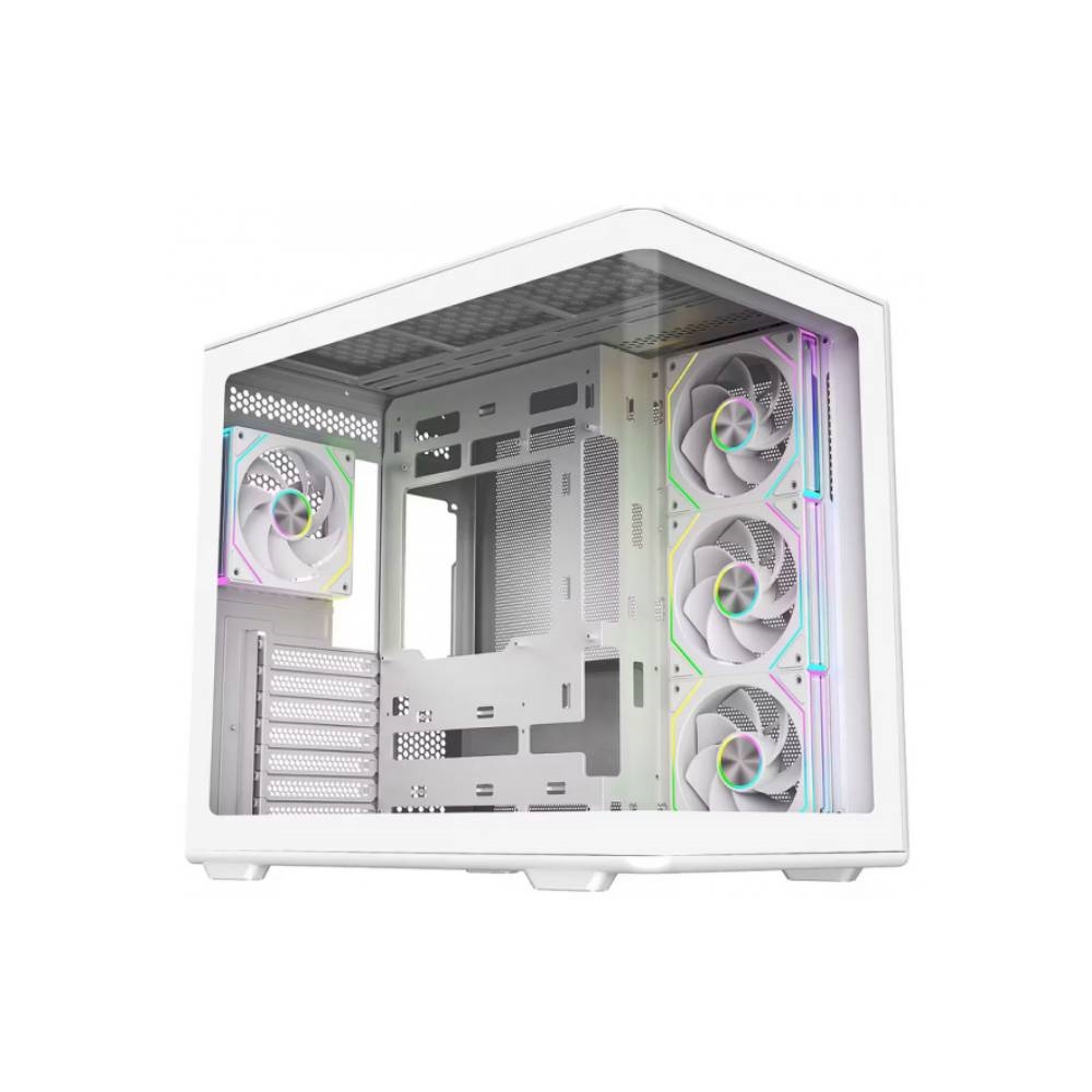 GABINETE COOLER MASTER 600 ELITE WHITE ARGB x 4 COOLERS
