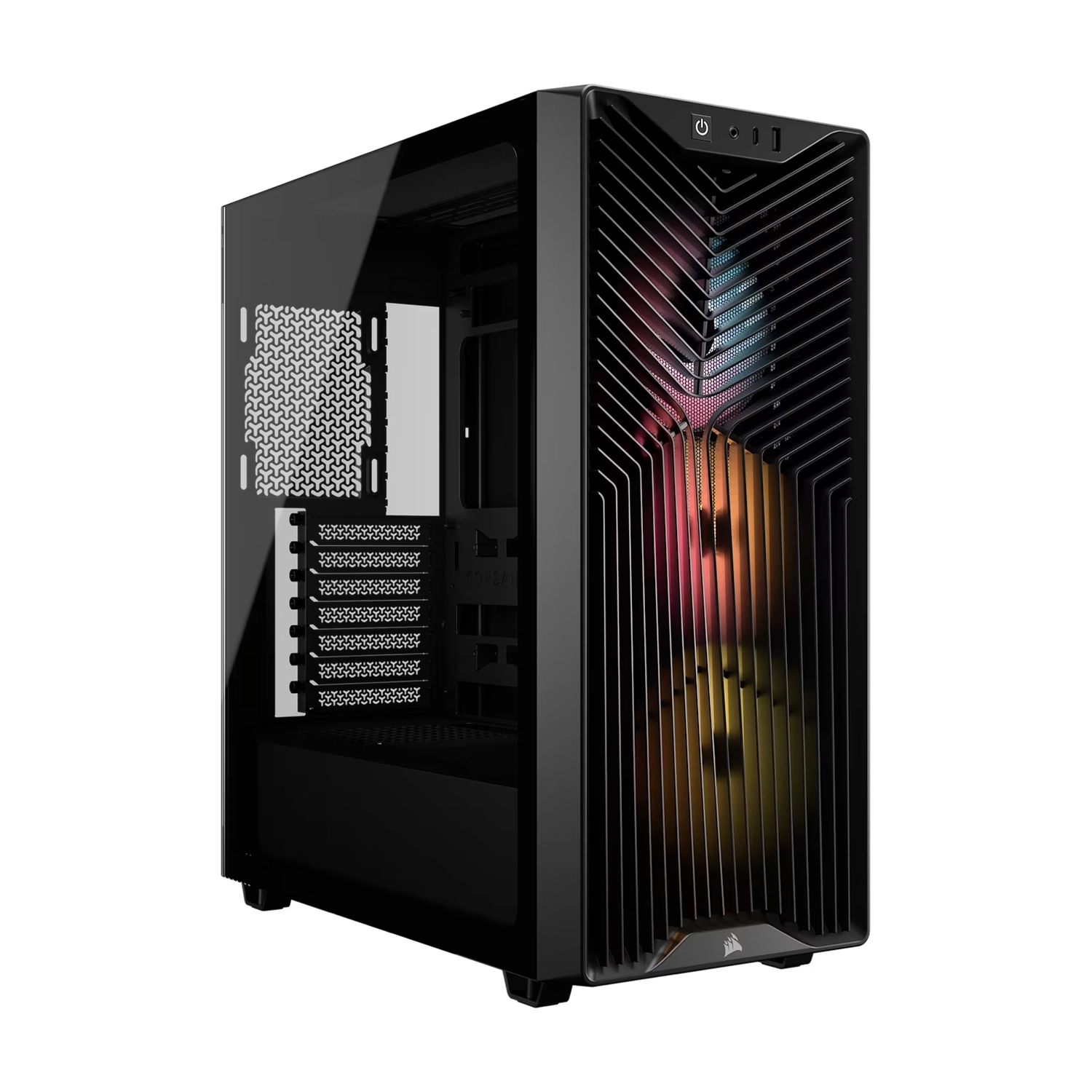 GABINETE CORSAIR 3200D RS ARGB MID-TOWER PERFORMANCE CASE HUMO