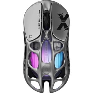 MOUSE GAMER WIRELESS GRAVASTAR MERCURY X PRO INTERSTELLAR SILVER