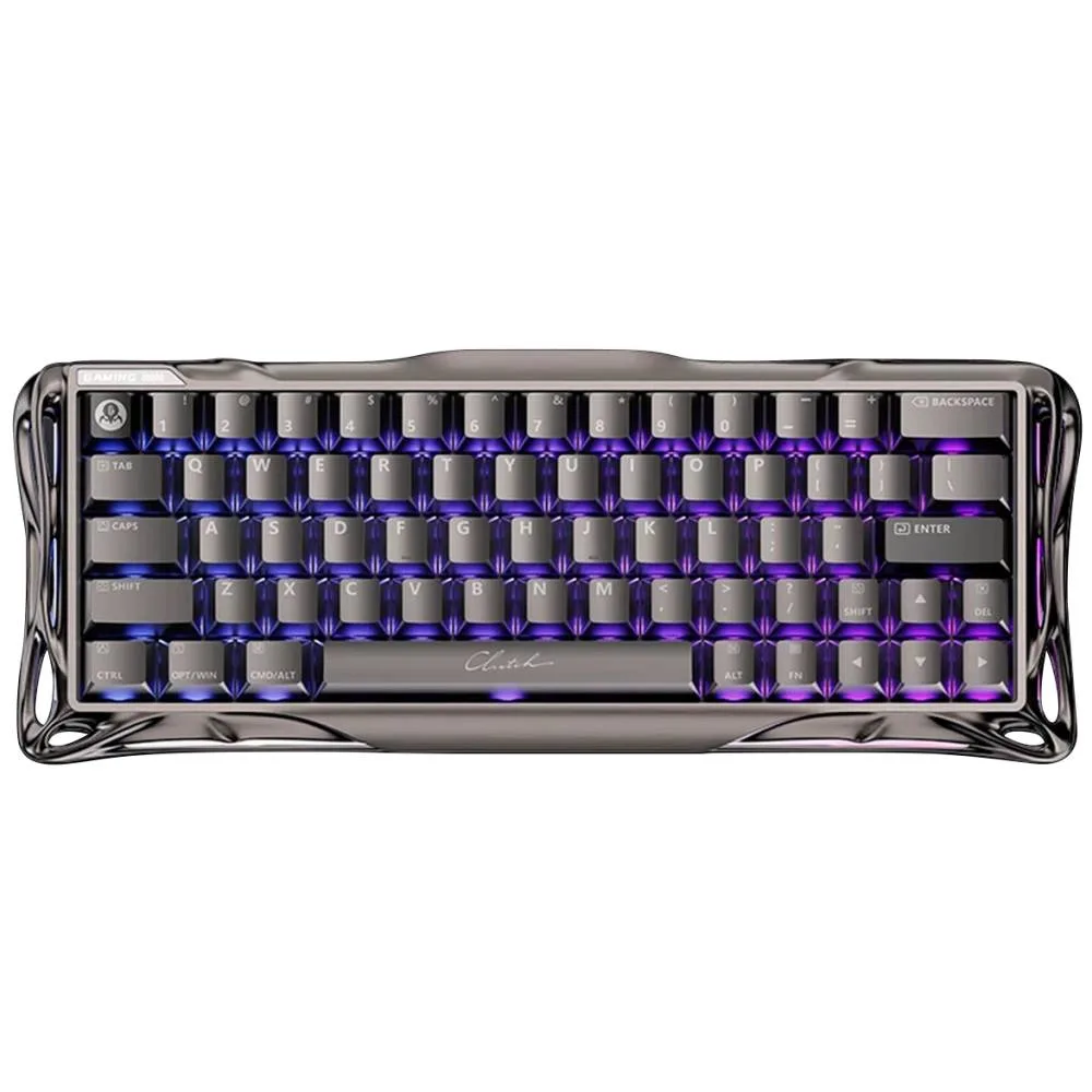 TECLADO MAGNETICO GRAVASTAR MERCURY V60 PRO DELUXE EDITION GUN METAL