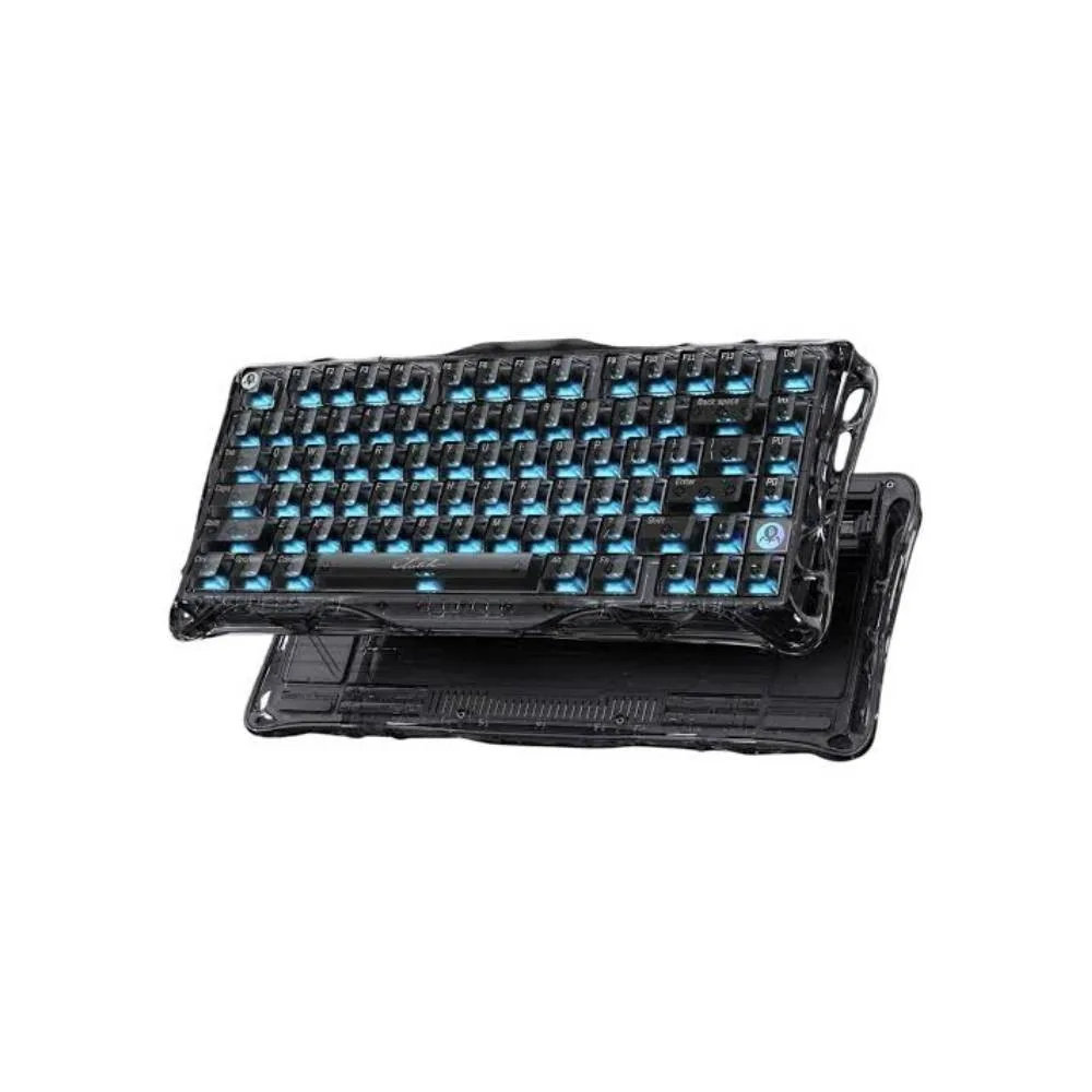 TECLADO MAGNETICO GRAVASTAR MERCURY V75 LITE TRANSPARENT BLACK