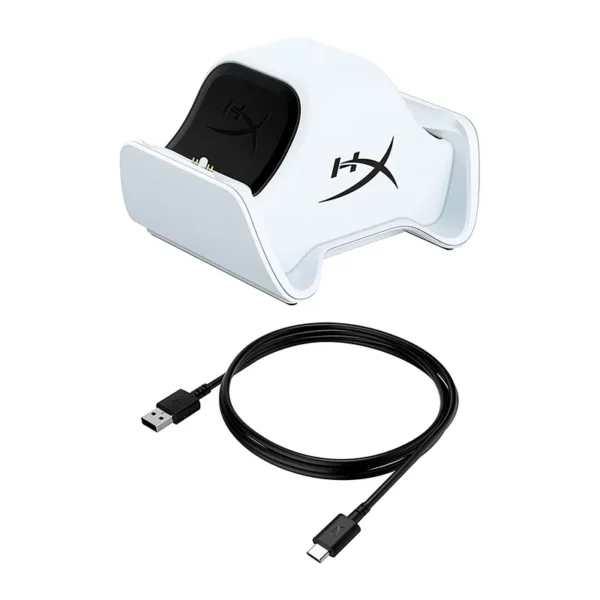 BASE CARGADORA HYPERX CHARGEPLAY DUO PS5 WHITE