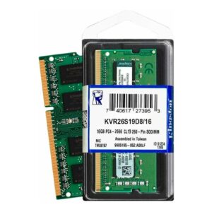 MEMORIA RAM SODIMM DDR4 16GB 2666MHZ KINGSTON KVR26S19D8/16