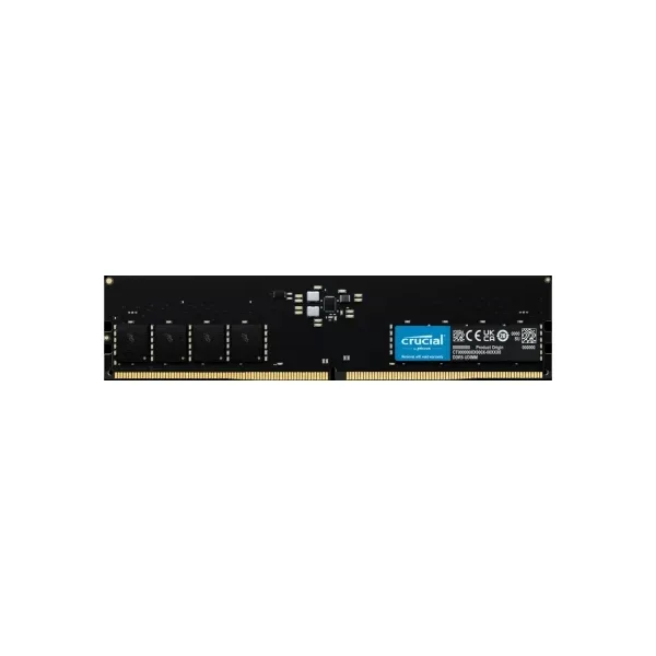 MEMORIA RAM UDIMM CRUCIAL BASIC 16GB DDR5 4800MHZ CL40 1.10V SINGLE NEGRO