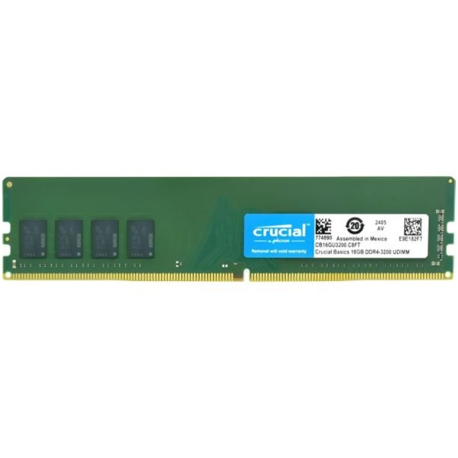 MEMORIA RAM DDR4 CRUCIAL BASIC 8GB 3200MHZ CB8GU3200