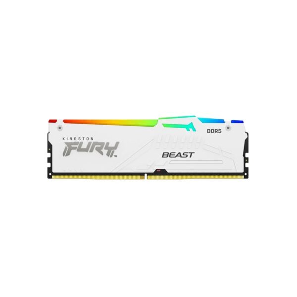 Memoria DDR5 Kingston 16Gb 5600 MHz FURY BEAST WHITE RGB