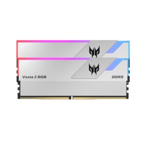 PREDATOR UDIMM VESTA II RGB SILVER 32GB KIT (16GB x2) DDR5 6400MHz
