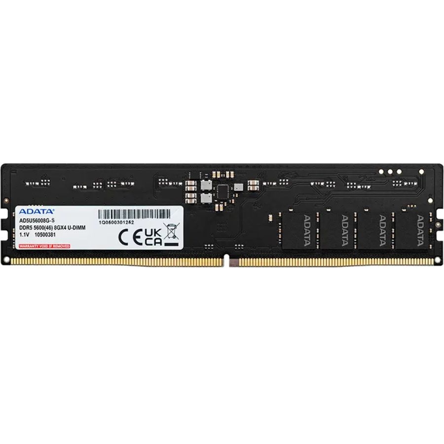 MEMORIA RAM UDIMM ADATA 8GB DDR5 5600MHZ CL46 1.1V