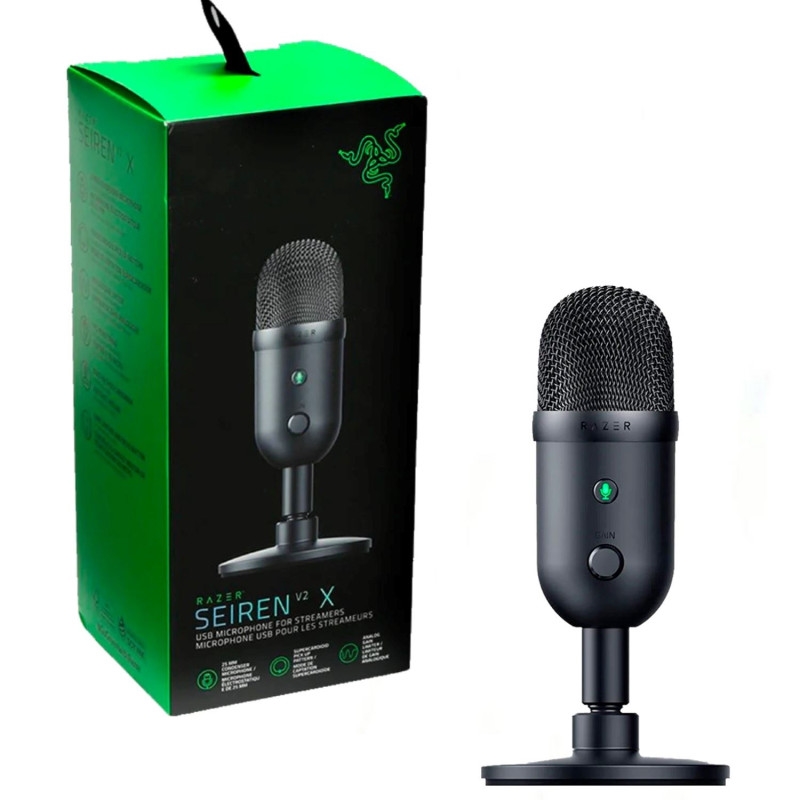 MICROFONO RAZER SEIREN V2 X USB BLACK
