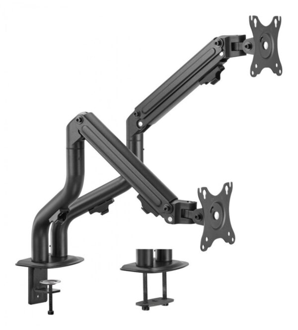 SOPORTE INTELAID DOBLE MONITOR ESCRITORIO 17 A 32 IT-DGB2E