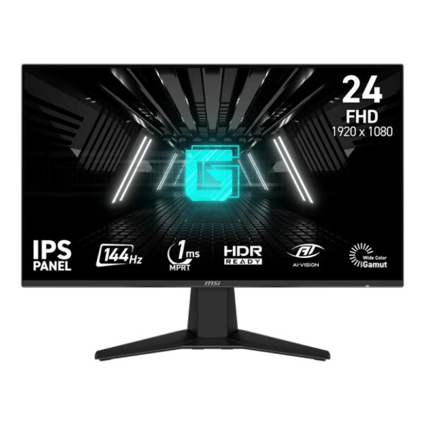MONITOR GAMER MSI 24" G242L E14 144HZ IPS