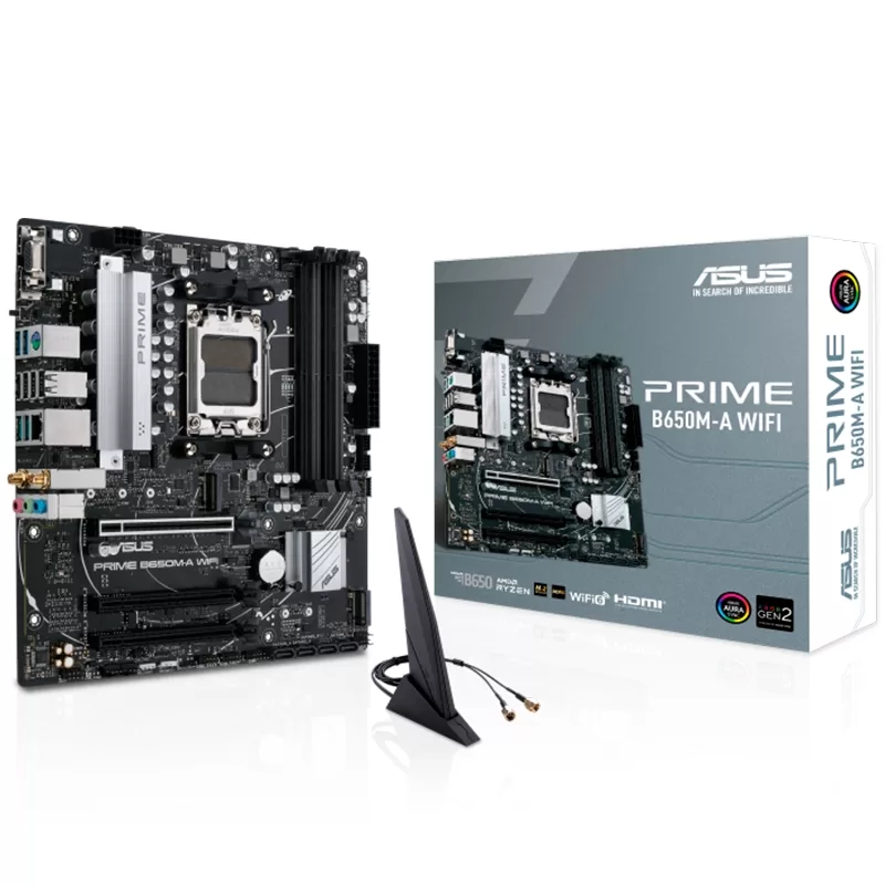 MOTHER AMD ASUS PRIME B650M-A WIFI BLUETOOTH DDR5 AM5