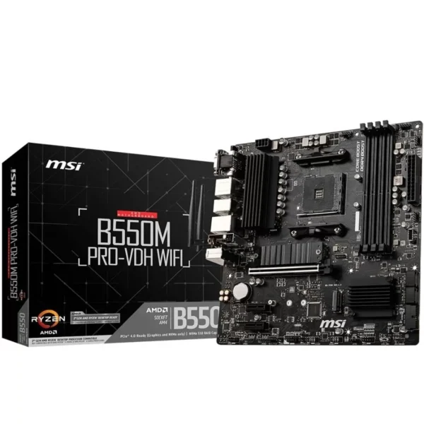 MOTHER MSI B550M PRO-VDH WIFI DDR4 AM4 (3RA/4TA/5TA GEN)
