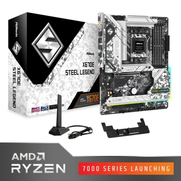 MOTHER ASROCK (AM5) X670E STEEL LEGEND