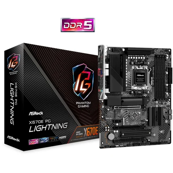 MOTHER ASROCK (AM5) X670E PG LIGHTNING