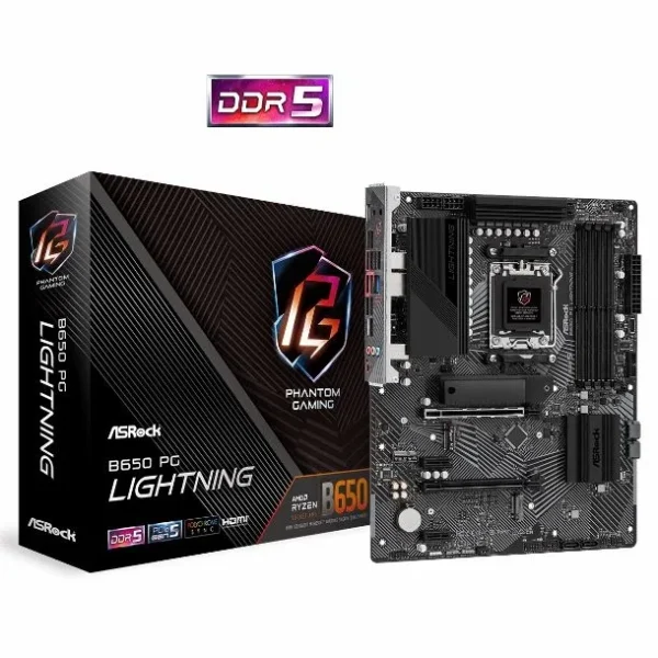 MOTHER ASROCK (AM5) B650 PG LIGHTNING DDR5