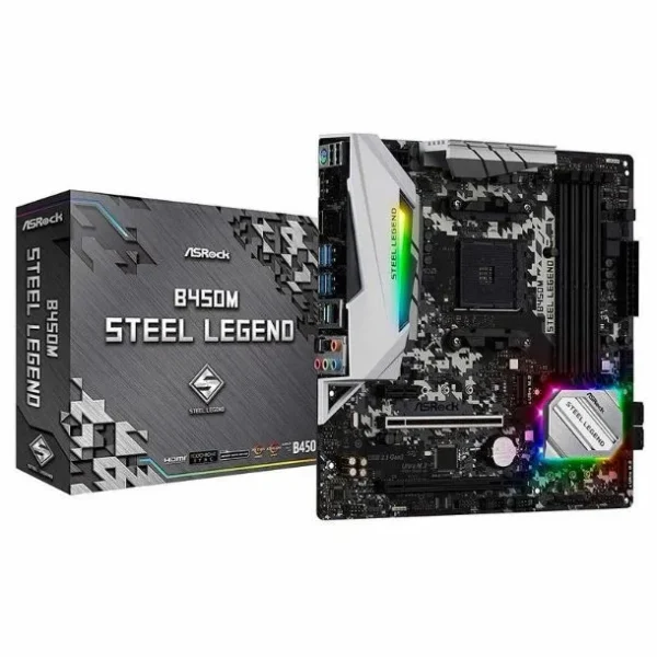 MOTHER ASROCK (AM4) B450M STEEL LEGEND