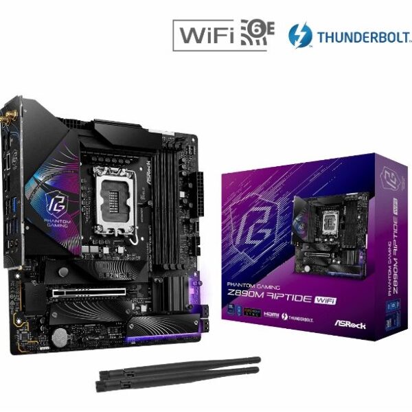 MOTHER ASROCK (LGA1851) Z890M RIPTIDE WIFI