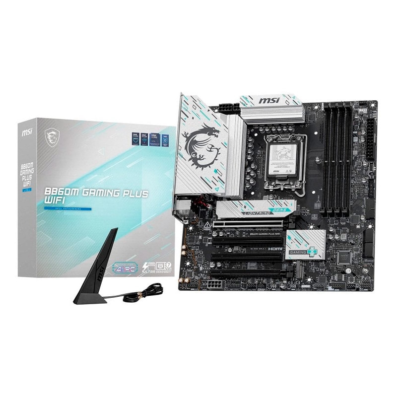 MOTHER MSI B860M GAMING PLUS WIFI DDR5 1851 (SERIE ULTRA)
