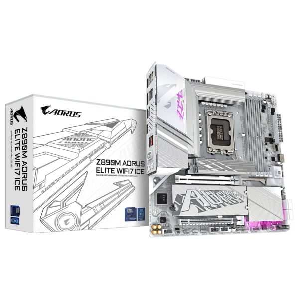 MOTHER GIGABYTE (LGA1851) Z890M A ELITE WF7 ICE 1.1