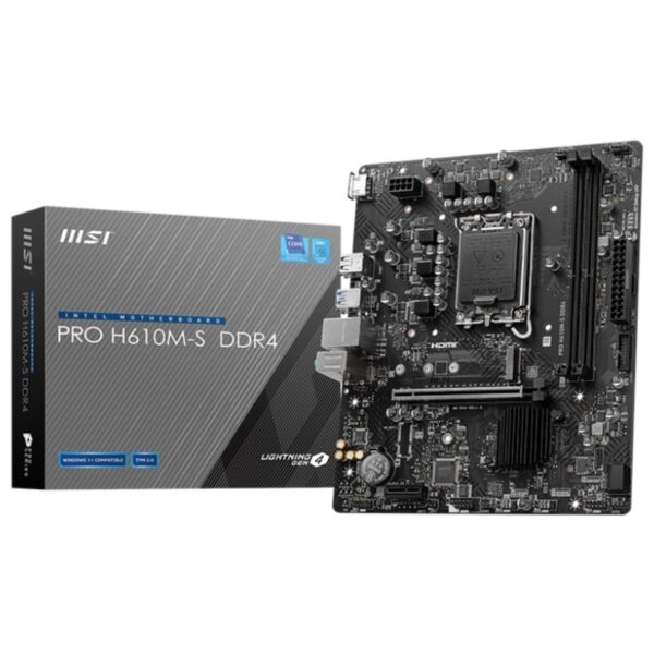 Mother MSI PRO H610M-S DDR4 1700