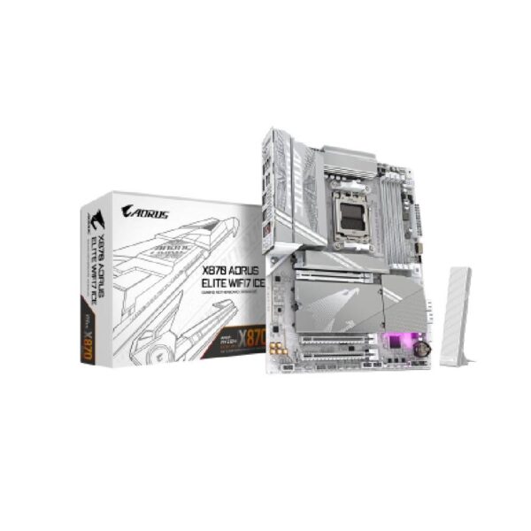 Mother Gigabyte X870 A ELITE WF7 ICE DDR5 AM5 (Serie 7000/8000/9000)